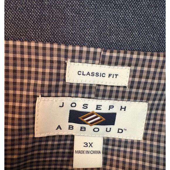 Joseph Abboud Vest Mens 3XL Denim Blue Wool Blend Classic Fit Country Wedding - Picture 3 of 4